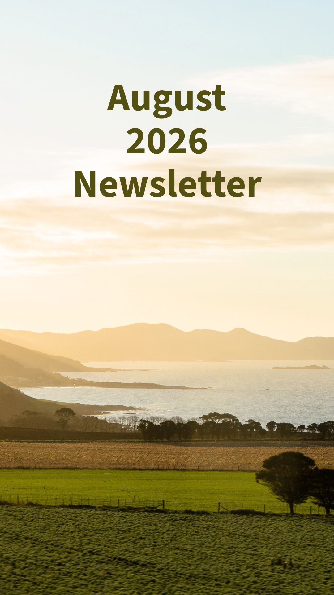 August 2026 Newsletter